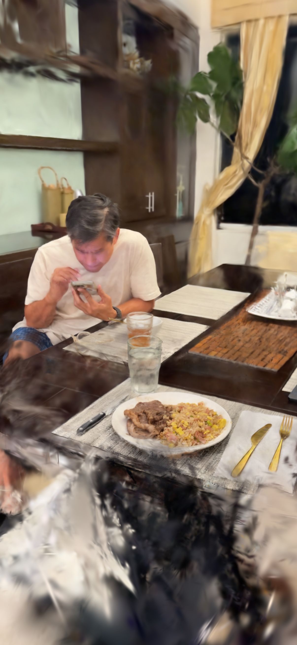 Eating Dinner